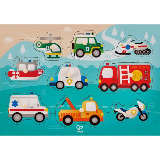 Picture of Vehicles Peg Puzzle